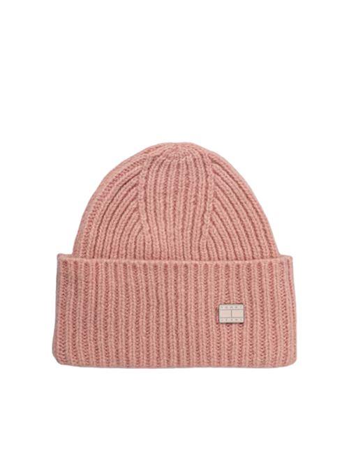 Cappellino in lana rosa Tommy Jeans | AW0AW17905TIO